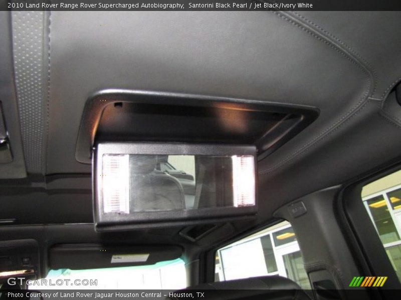 Santorini Black Pearl / Jet Black/Ivory White 2010 Land Rover Range Rover Supercharged Autobiography