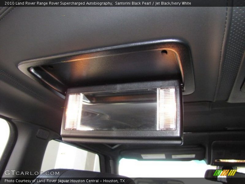 Santorini Black Pearl / Jet Black/Ivory White 2010 Land Rover Range Rover Supercharged Autobiography
