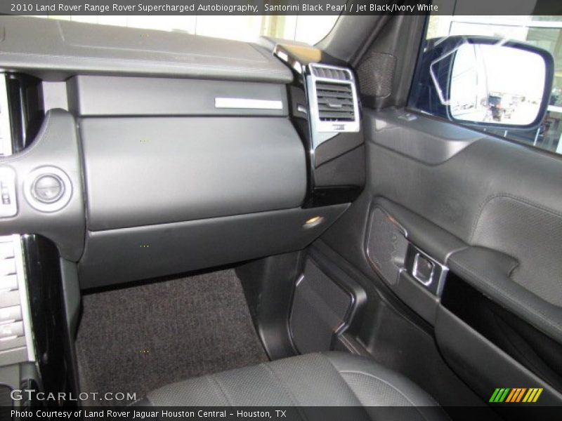 Santorini Black Pearl / Jet Black/Ivory White 2010 Land Rover Range Rover Supercharged Autobiography