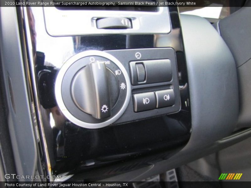 Controls of 2010 Range Rover Supercharged Autobiography