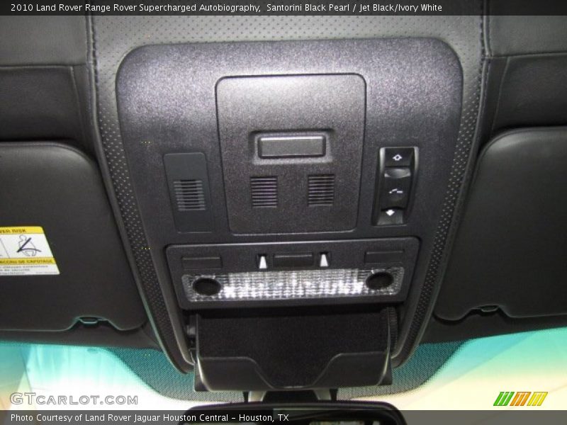 Controls of 2010 Range Rover Supercharged Autobiography