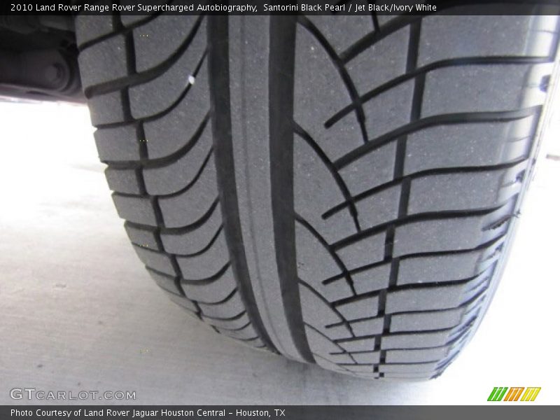 Santorini Black Pearl / Jet Black/Ivory White 2010 Land Rover Range Rover Supercharged Autobiography