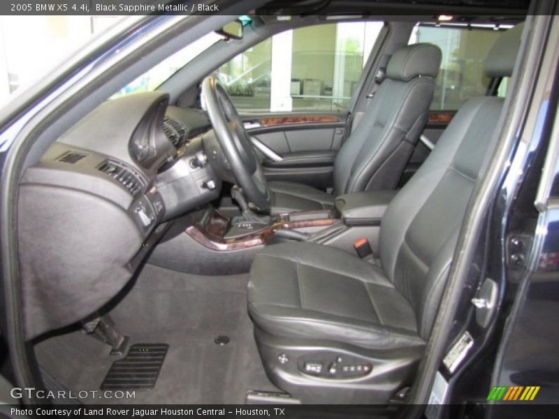 Black Sapphire Metallic / Black 2005 BMW X5 4.4i
