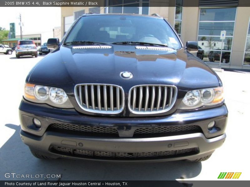 Black Sapphire Metallic / Black 2005 BMW X5 4.4i