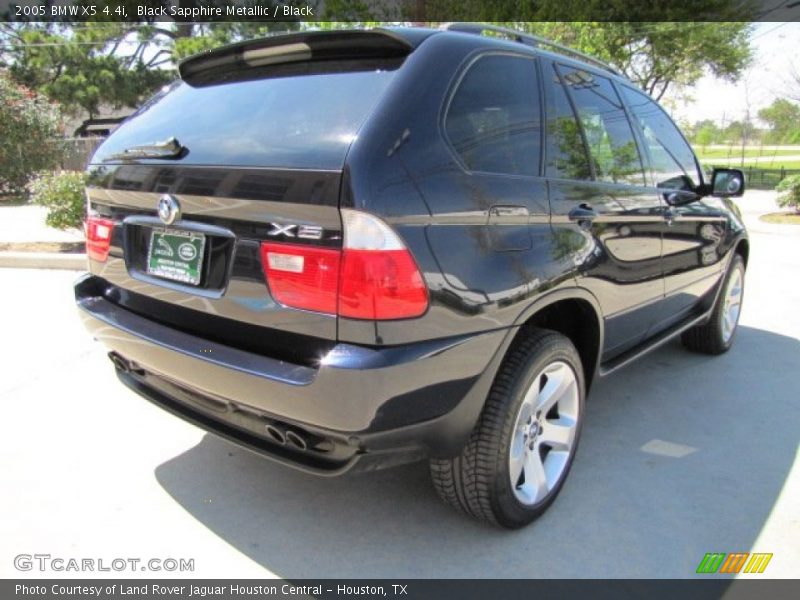 Black Sapphire Metallic / Black 2005 BMW X5 4.4i