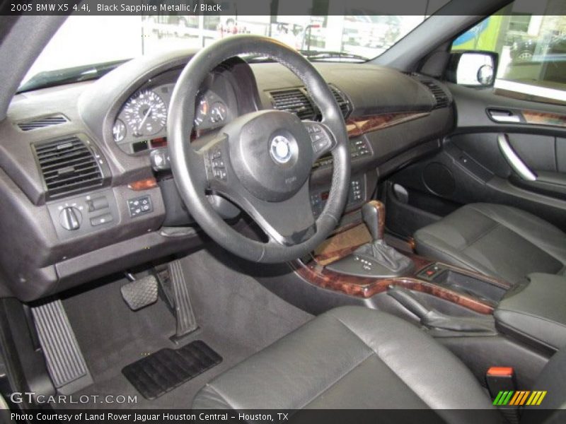 Black Sapphire Metallic / Black 2005 BMW X5 4.4i