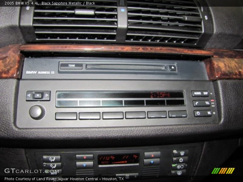 Black Sapphire Metallic / Black 2005 BMW X5 4.4i