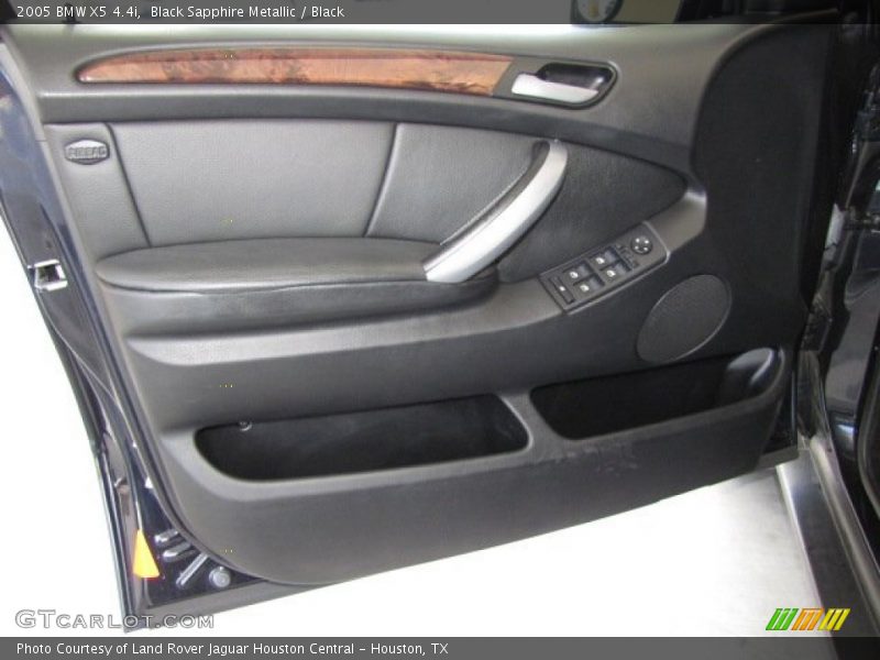 Black Sapphire Metallic / Black 2005 BMW X5 4.4i