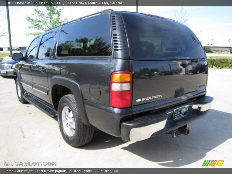 Dark Gray Metallic / Tan/Neutral 2003 Chevrolet Suburban 1500 LT