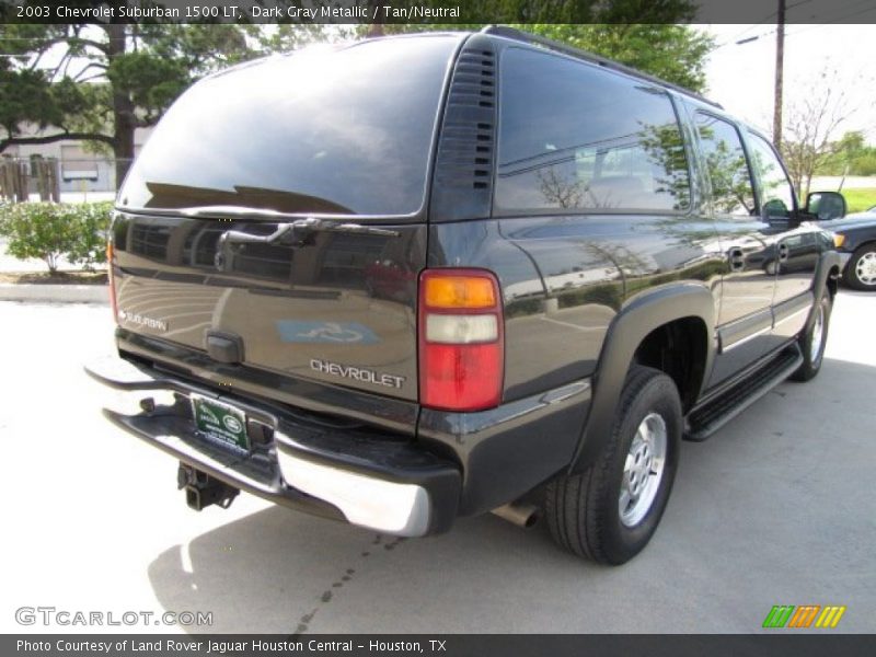 Dark Gray Metallic / Tan/Neutral 2003 Chevrolet Suburban 1500 LT