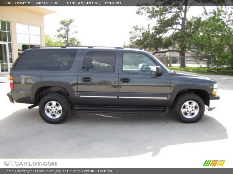 Dark Gray Metallic / Tan/Neutral 2003 Chevrolet Suburban 1500 LT