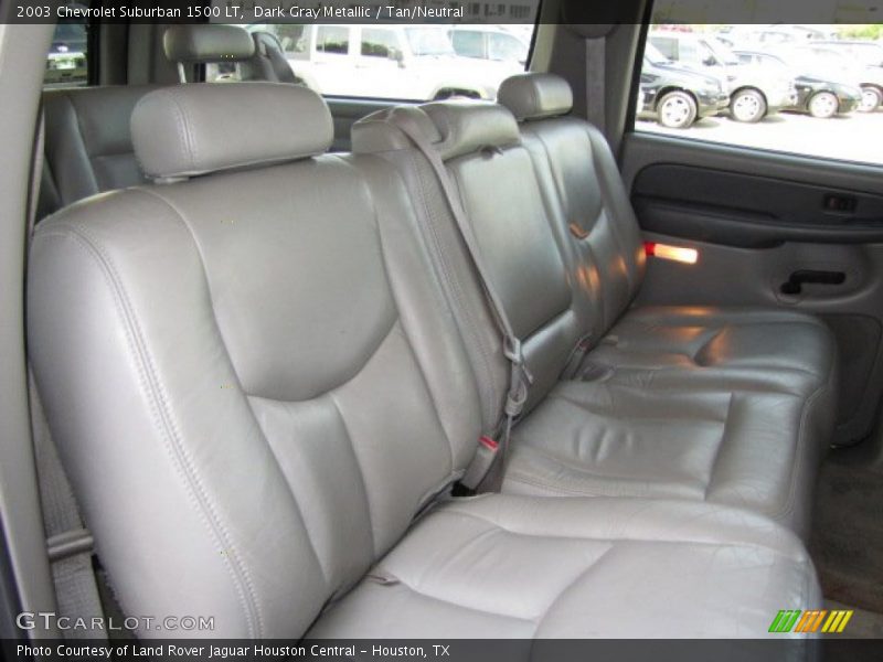 Dark Gray Metallic / Tan/Neutral 2003 Chevrolet Suburban 1500 LT