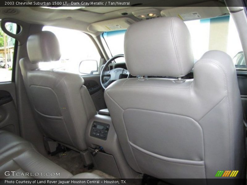 Dark Gray Metallic / Tan/Neutral 2003 Chevrolet Suburban 1500 LT