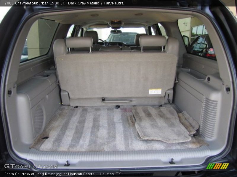 Dark Gray Metallic / Tan/Neutral 2003 Chevrolet Suburban 1500 LT