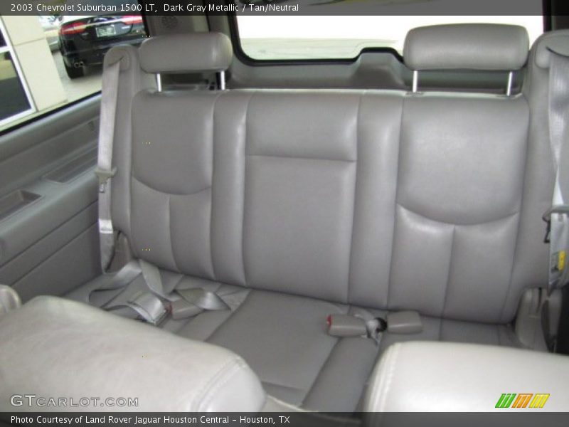 Dark Gray Metallic / Tan/Neutral 2003 Chevrolet Suburban 1500 LT