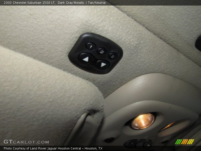 Dark Gray Metallic / Tan/Neutral 2003 Chevrolet Suburban 1500 LT