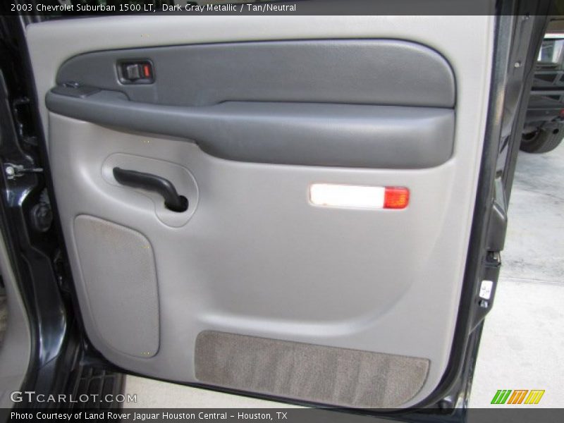 Dark Gray Metallic / Tan/Neutral 2003 Chevrolet Suburban 1500 LT