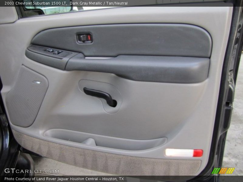 Dark Gray Metallic / Tan/Neutral 2003 Chevrolet Suburban 1500 LT