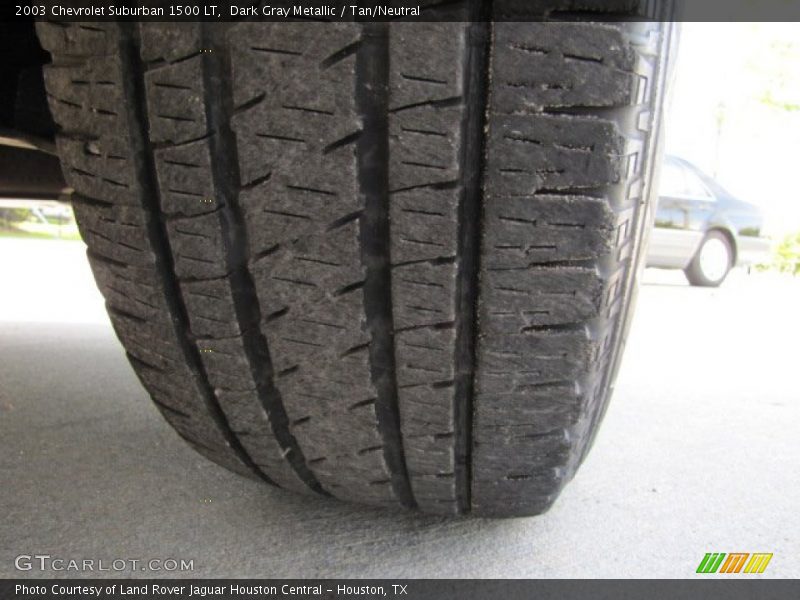 Dark Gray Metallic / Tan/Neutral 2003 Chevrolet Suburban 1500 LT