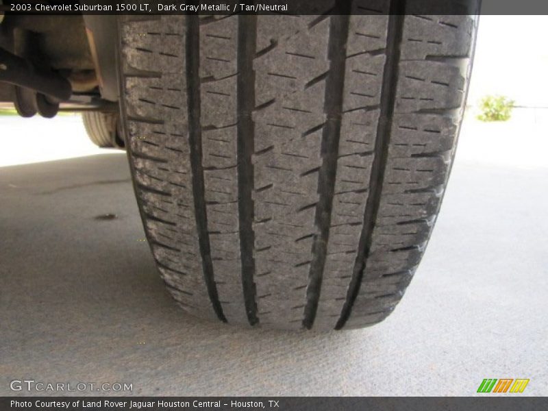 Dark Gray Metallic / Tan/Neutral 2003 Chevrolet Suburban 1500 LT