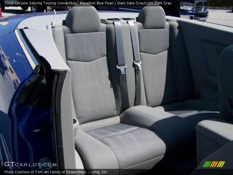 Marathon Blue Pearl / Dark Slate Gray/Light Slate Gray 2008 Chrysler Sebring Touring Convertible