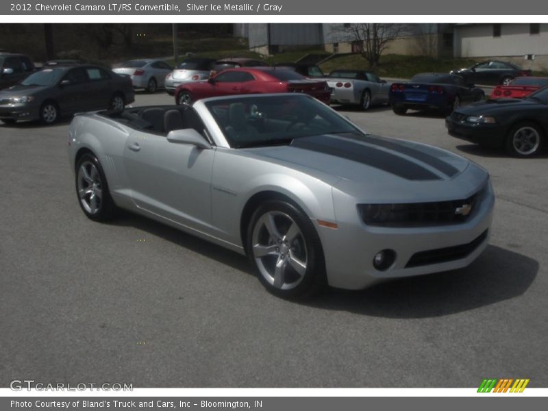 Silver Ice Metallic / Gray 2012 Chevrolet Camaro LT/RS Convertible