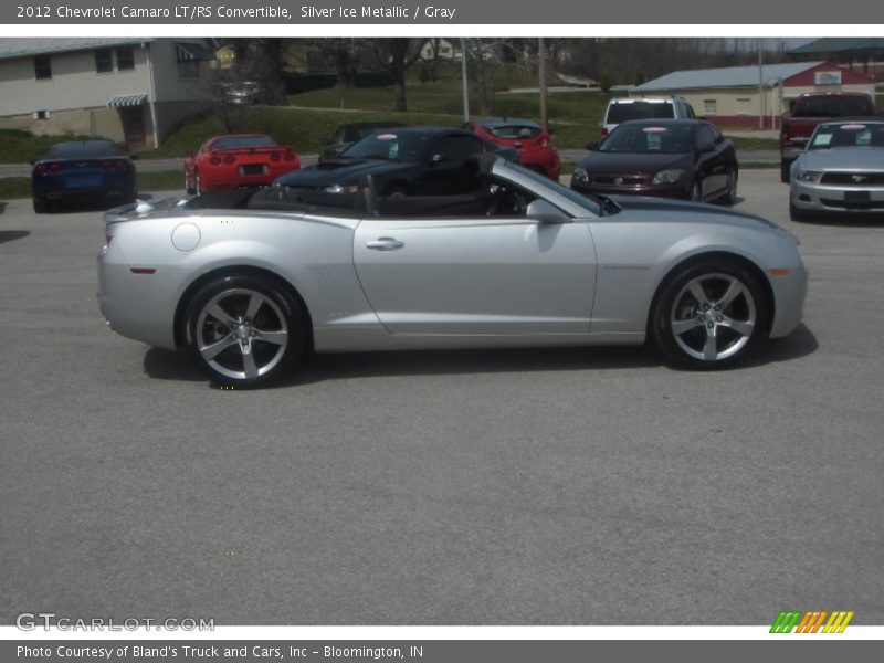 Silver Ice Metallic / Gray 2012 Chevrolet Camaro LT/RS Convertible