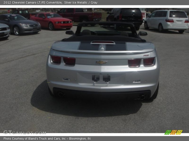 Silver Ice Metallic / Gray 2012 Chevrolet Camaro LT/RS Convertible