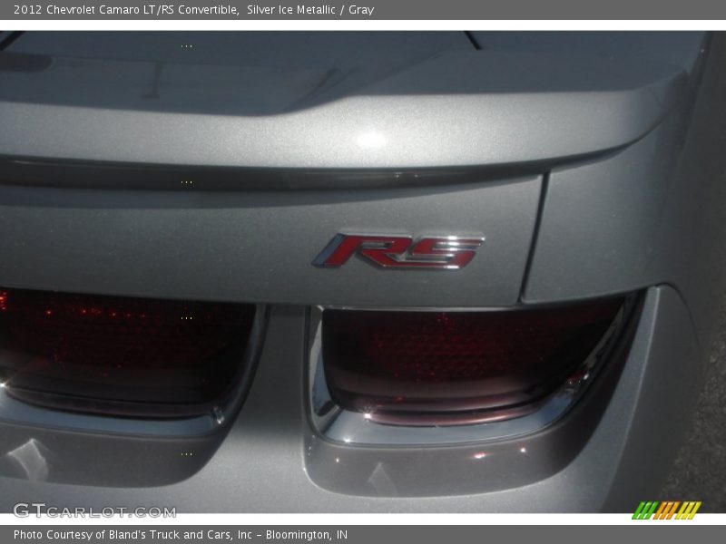 Silver Ice Metallic / Gray 2012 Chevrolet Camaro LT/RS Convertible