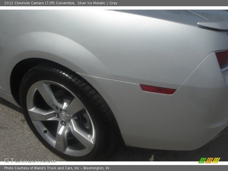 Silver Ice Metallic / Gray 2012 Chevrolet Camaro LT/RS Convertible