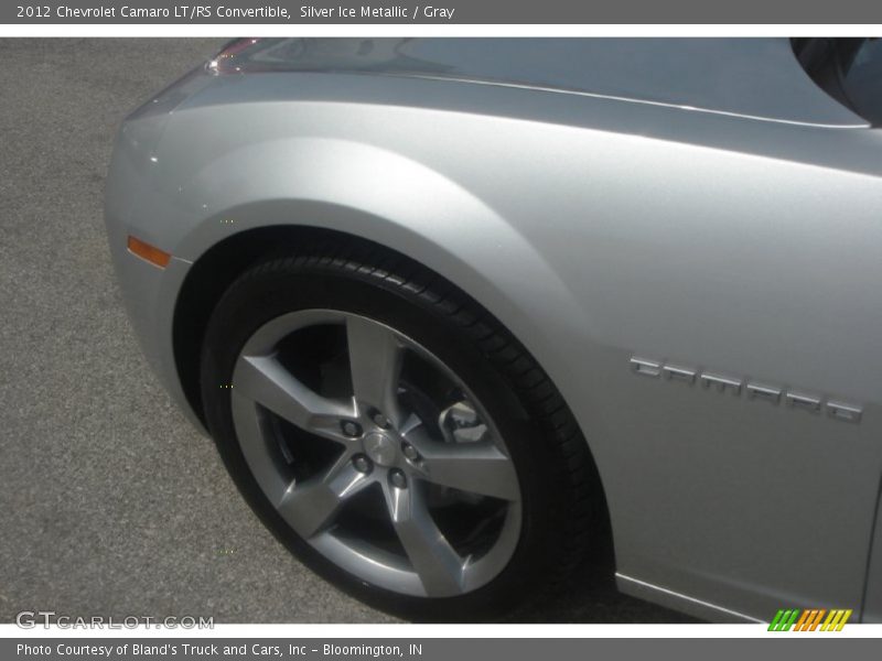 Silver Ice Metallic / Gray 2012 Chevrolet Camaro LT/RS Convertible