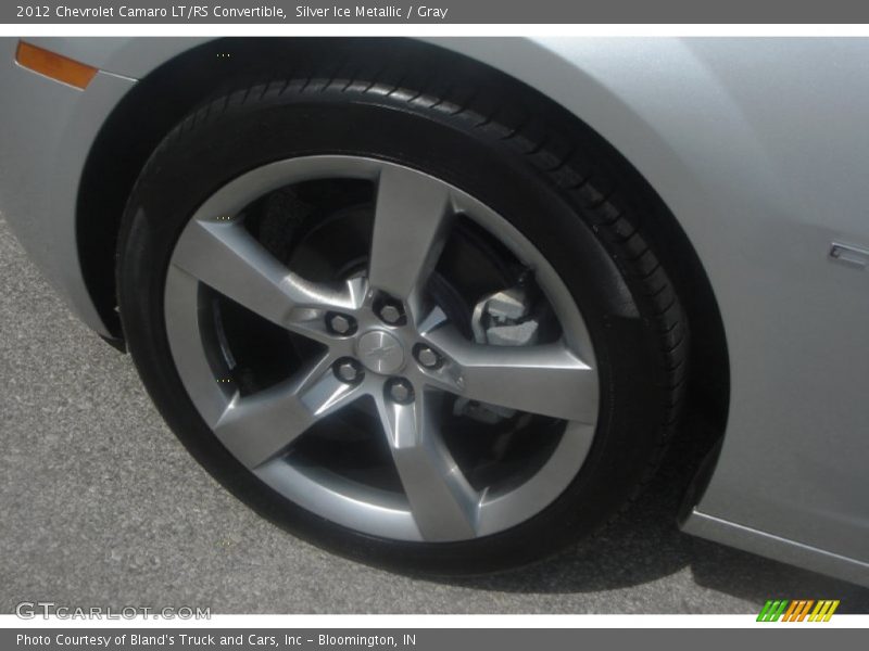 Silver Ice Metallic / Gray 2012 Chevrolet Camaro LT/RS Convertible