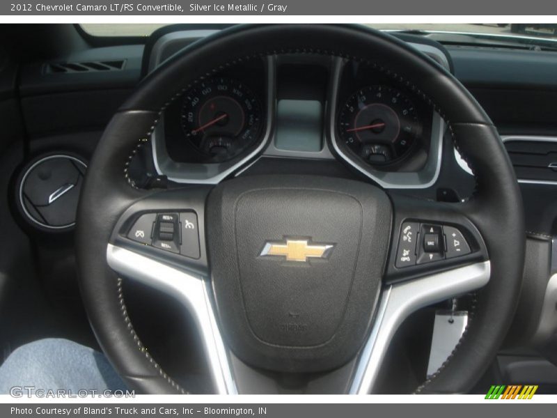 Silver Ice Metallic / Gray 2012 Chevrolet Camaro LT/RS Convertible