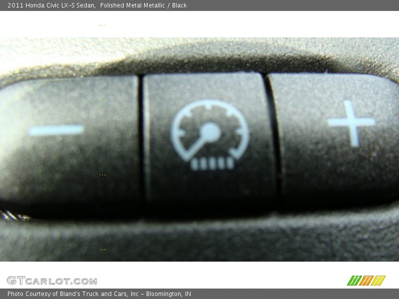 Polished Metal Metallic / Black 2011 Honda Civic LX-S Sedan