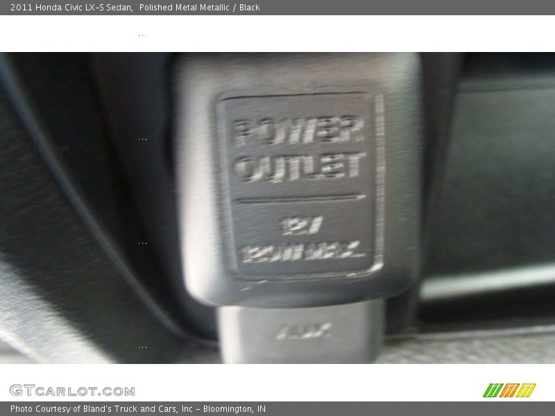 Polished Metal Metallic / Black 2011 Honda Civic LX-S Sedan