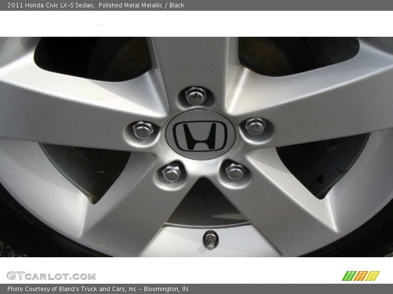 Polished Metal Metallic / Black 2011 Honda Civic LX-S Sedan