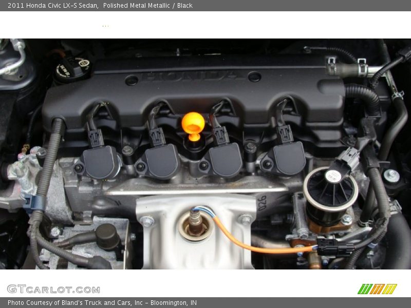 Polished Metal Metallic / Black 2011 Honda Civic LX-S Sedan
