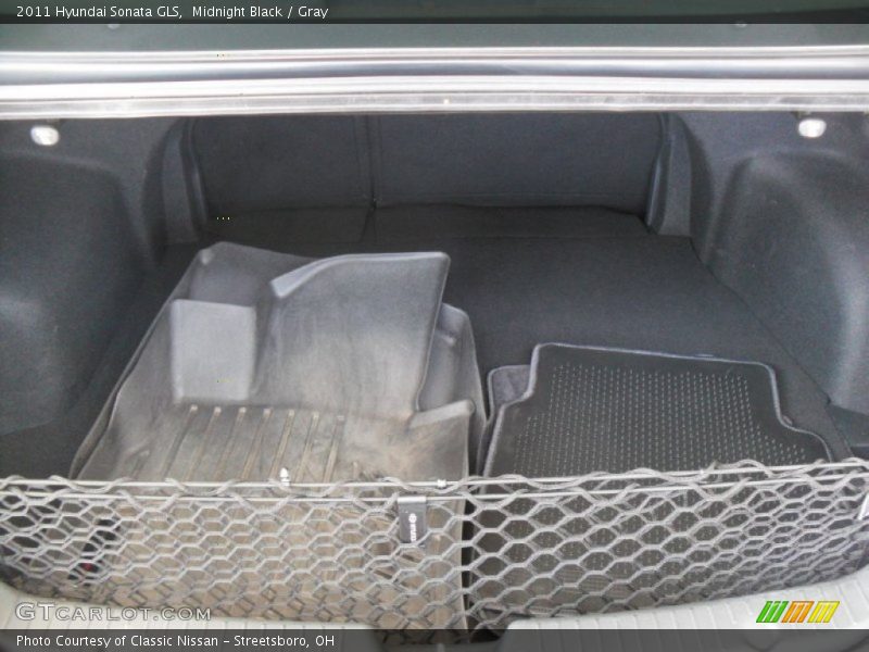 Midnight Black / Gray 2011 Hyundai Sonata GLS