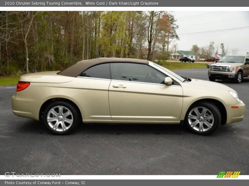  2010 Sebring Touring Convertible White Gold