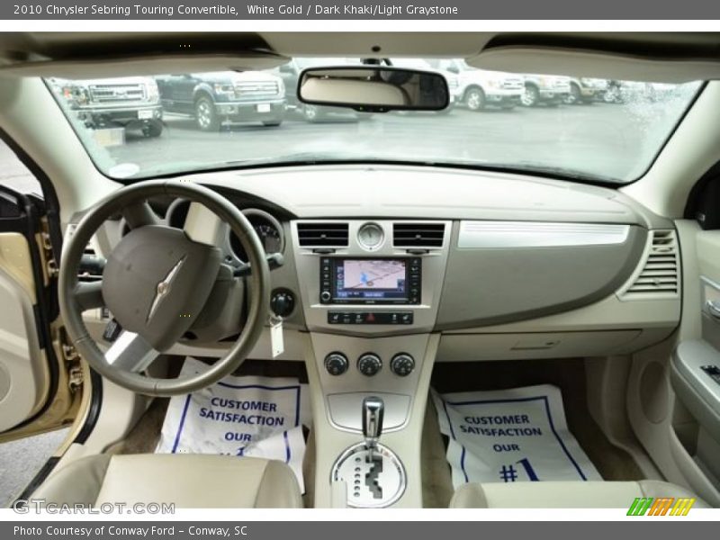 Dashboard of 2010 Sebring Touring Convertible