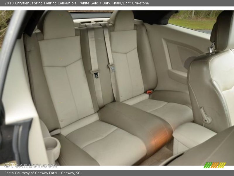 Rear Seat of 2010 Sebring Touring Convertible