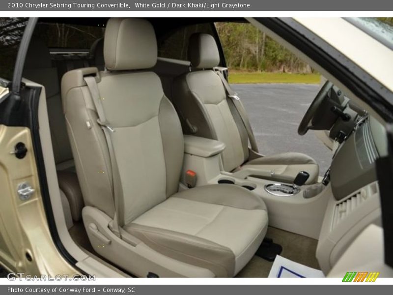 Front Seat of 2010 Sebring Touring Convertible