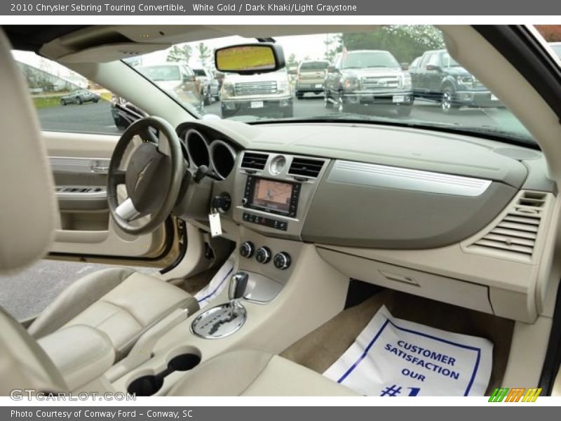 Dashboard of 2010 Sebring Touring Convertible