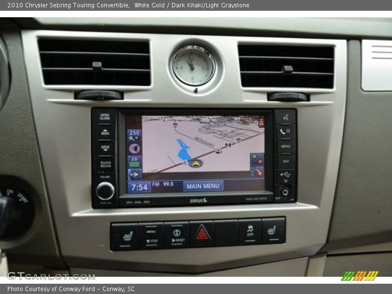 Navigation of 2010 Sebring Touring Convertible