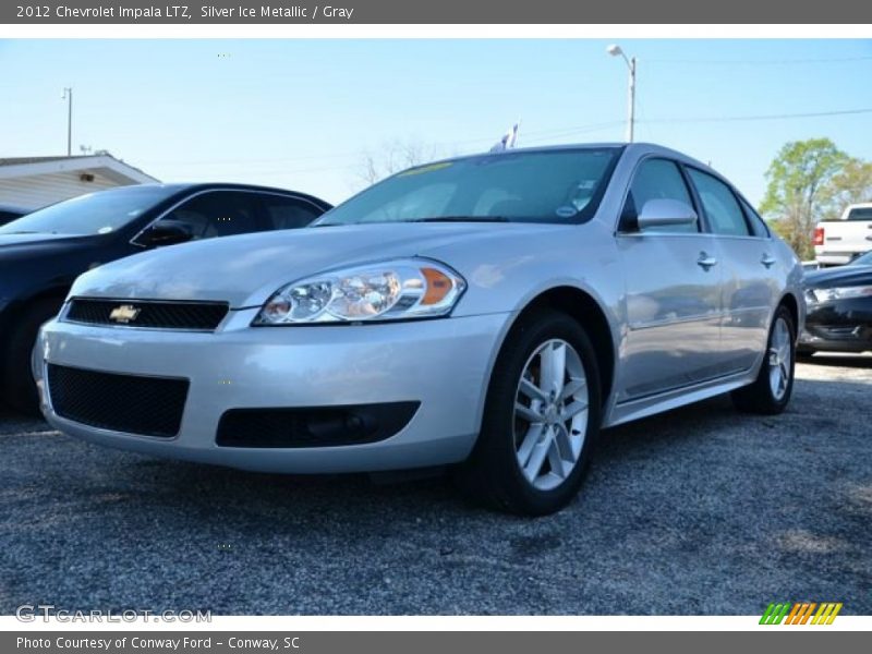 Silver Ice Metallic / Gray 2012 Chevrolet Impala LTZ
