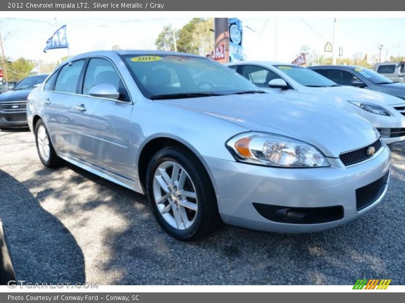 Silver Ice Metallic / Gray 2012 Chevrolet Impala LTZ