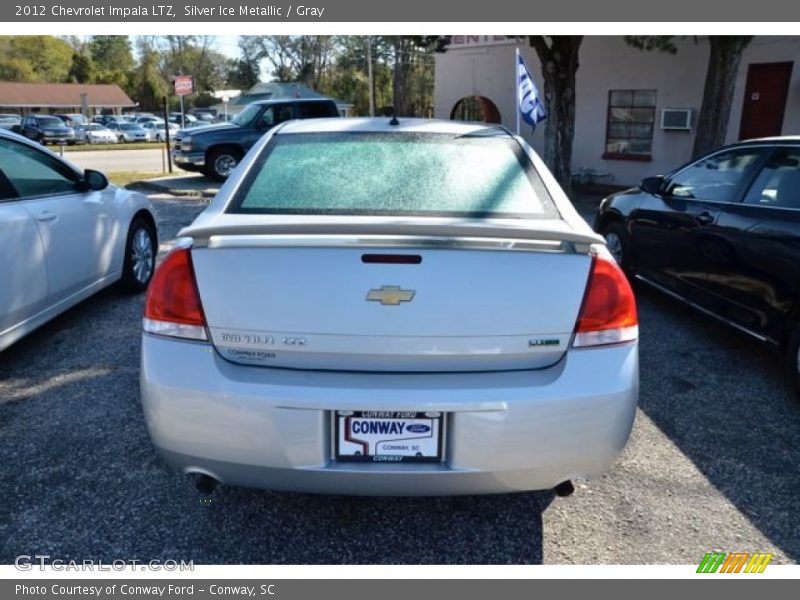 Silver Ice Metallic / Gray 2012 Chevrolet Impala LTZ