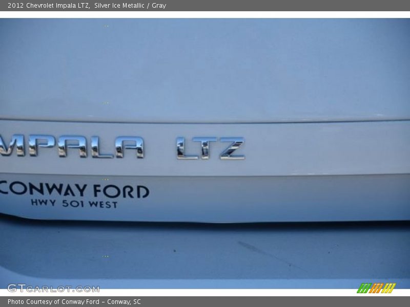 Silver Ice Metallic / Gray 2012 Chevrolet Impala LTZ