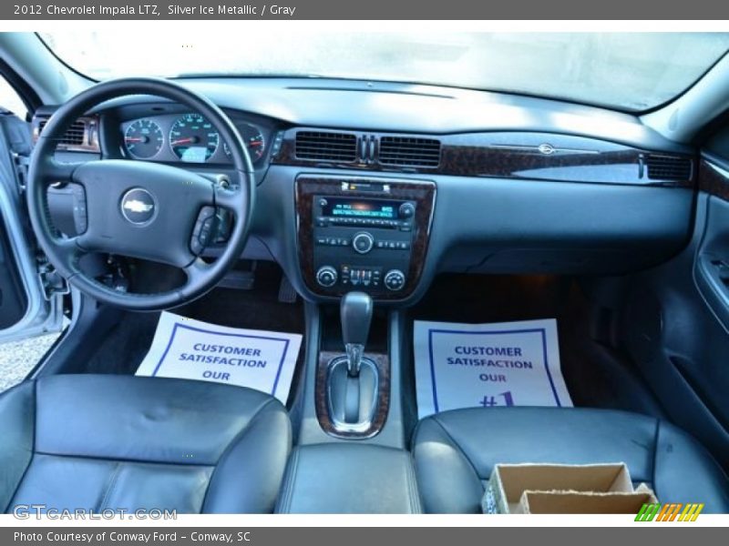 Silver Ice Metallic / Gray 2012 Chevrolet Impala LTZ