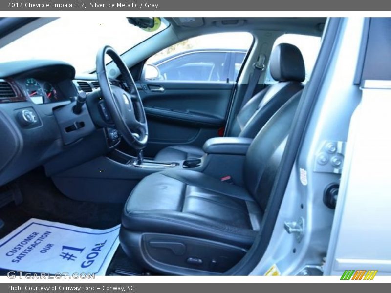 Silver Ice Metallic / Gray 2012 Chevrolet Impala LTZ